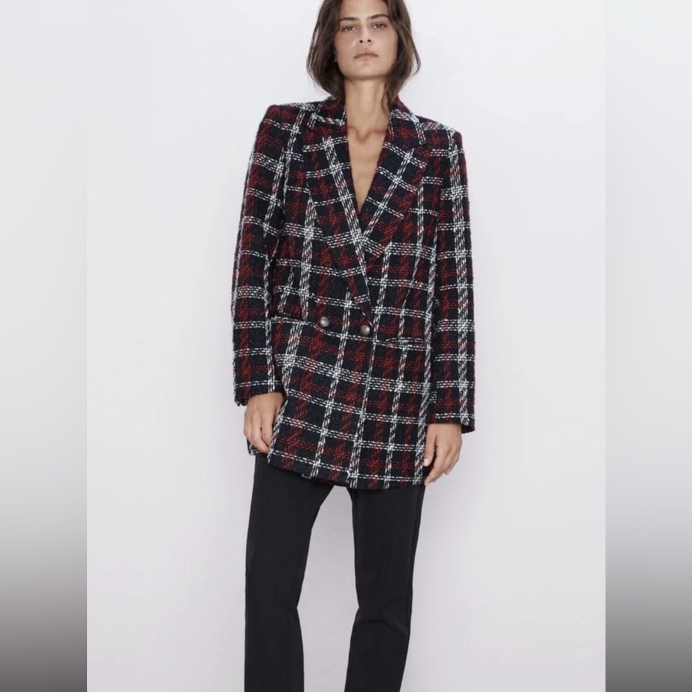 SALE💫Zara double breasted twill jacket